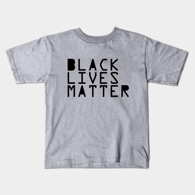 Black lives matter Kids T-Shirt by PAULO GUSTTAVO